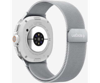 Spigen Metal Fit, stříbrný - Samsung Galaxy Watch 8 (40/4...