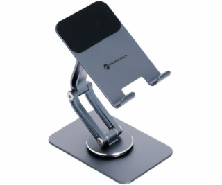 ForCell F-GRIP skládací stojan 2, 360° stolní držák, šedý