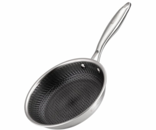 Elitehoff OCELOVÁ PÁNEV 20 CM S VOŠTINOVÝM POVLAKEM E-7545