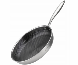 Elitehoff OCELOVÁ PÁNEV 30 CM S VOŠTINOVÝM POVLAKEM E-7550