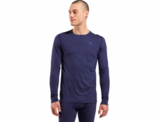 Odlo Termoaktivní prádlo s dlouhým rukávem BL TOP crew neck l/s MERINO 200 velikost L Modrá
