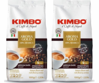 Kimbo Aroma Gold kávová zrna 2 kg