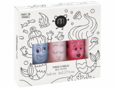 Nailmatic Sada laků na nehty Kids Mermaid 8ml