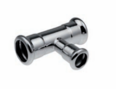 KAN-therm Redukční T-kus Steel Press 76,1 x 54 x 76,1 mm (6206475)