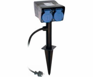 AS Schwabe Nástěnná lampa zahradní zásuvky s 2m kabelem