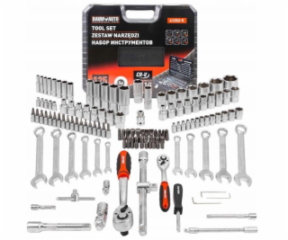 NoName Sada nástrojů 1/2 a 1/4  125 kusů (6hranná) (4-32 mm)