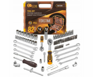 NoName 82dílná sada nářadí 1/4 a 3/8 (4–22 mm)