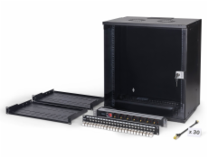 Digitus Síťová sada SOHO Pro 19 540x400 mm (ŠxH) (černá, 12 rackových jednotek)