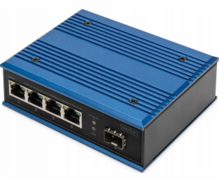 Digitus 4P Gigabit PoE Switch Industry Unmanaged 1xSFP