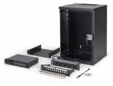 Digitus Síťová sada SOHO Pro 10 315x300 mm (ŠxH) (černá, 9 rackových jednotek)