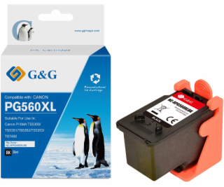 G&G Kompatibilní inkoustová kazeta s PG-560XL, NC-RPG560X...
