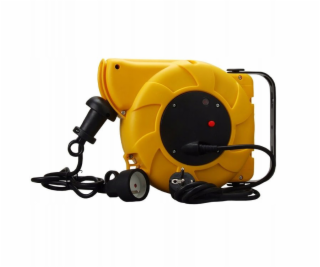 Rum-Lux Prodlužovací kabel do zdi, zatahovací 14m, automa...