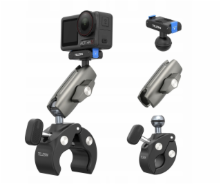 Telesin Držák svěráku Magic Arm pro motor kola pro DJI Ac...