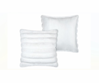 Selsey Dekorační polštář FLEECE s tlustými pruhy, 45 x 45 cm