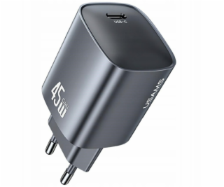 Usams Rychlonabíječka T66 USB-C 45W GaN, matná