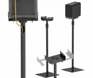 Mozos MSS6-SET-PRO STOJAN NA STUDIOVÉ MONITORY 2 KS