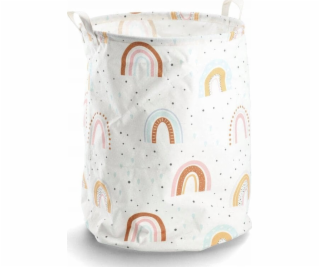 Zeller Koš na prádlo Rainbow, plátěný, 38x48 cm