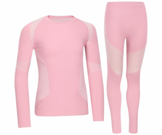 Spokey Dětské termoprádlo Furious 146-152 růžové