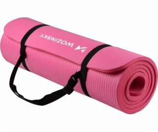 NoName Tréninková podložka WNSP 181 cm x 63 cm x 1 cm růžová