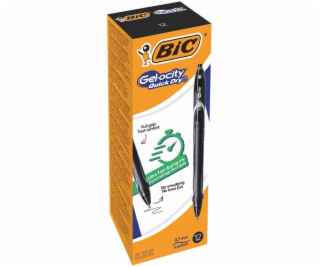Bic Gelové pero Gelocity černé (12 ks) BIC