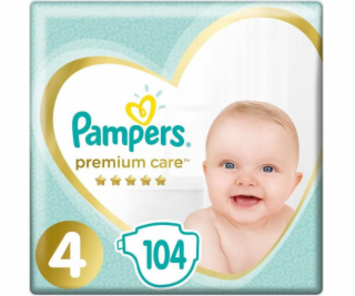 Pampers Pleny Premium Care 4, 9-14 kg, 104 ks.