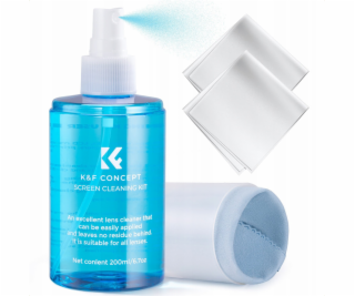 Kf K&f Čisticí sada na LCD obrazovky 200 ml + 3x hadřík /...