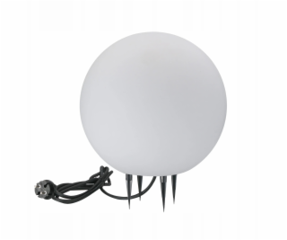 Polux ZAHRADNÍ LAMPA ARGENTO 30 BÍLÁ KOULE E27