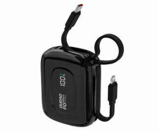 Dudao Powerbanka K32 10000 mAh s vestavěným kabelem USB-C...
