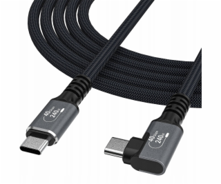 Wozinsky USB-C - USB-C kabel 1,5 m černý (5907769376719)