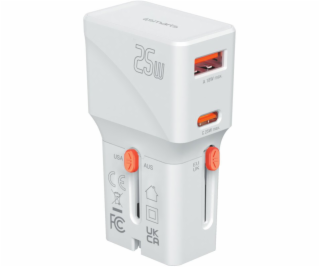 4smarts Weltreiseadapter Nomad Pocket 25W, weiß