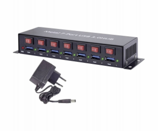 Renkforce Rozbočovač USB 3.2 Gen 1 (USB 3.0) RF-3269622, ...