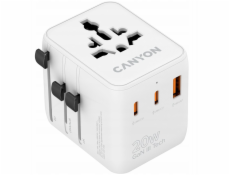Canyon Cestovní adaptér OnTour 20 EU/UK/US/AUS 20W bílý