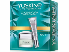 Yoskine Alkotest SET Okinawa Green Caviar krém proti vráskám na den i noc 60+ 50ml + oční krém proti vráskám 15ml