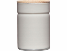 Riess RIESS - Kuchyňská nádoba s dřevěným víkem 0,5 l světle šedá