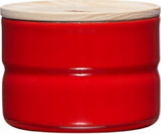 Riess RIESS - Kuchyňská nádoba s dřevěným víkem 0,2 l Čer...