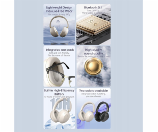 Dudao Bezdrátová sluchátka přes uši X22 Max Bluetooth 5.4...