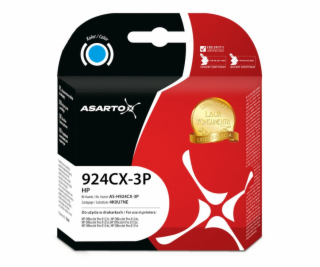 Asarto Inkoust pro HP 924e 3-BALENIE | 4K0U7NE | 924CX-3P...