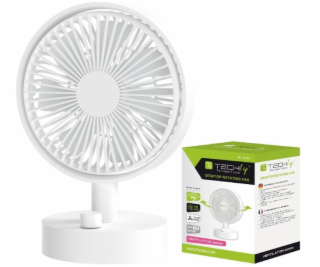 Techly 10stupňový bezdrátový stolní ventilátor s oscilací