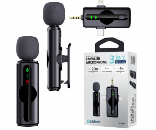 NoName PLATINET BEZDRÁTOVÝ KLOPOVÝ MIKROFON, JEDNODUCHÁ S...