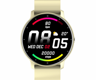 Gravity Chytré hodinky Asperia GT1-6 v krémové barvě (18731)