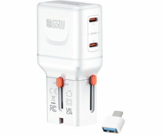 4smarts Weltreiseadapter Nomad Pocket 65W, bílý