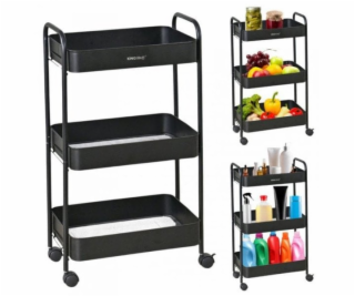 KingHoff MULTIFUNKČNÍ MOBILNÍ BARCELOVÝ REGÁL KH-1941