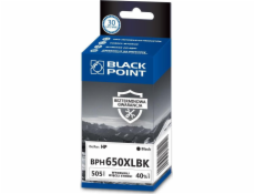 Black Point BLACK POINT BPH650XLBK Černá inkoustová kazeta, náhradní náplň 505 stran