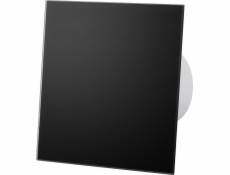 airRoxy Nástěnný a stropní ventilátor dRim FI 125 PS BB s tažným vypínačem a napájecím kabelem (kuličkové ložisko)