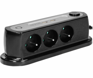 Orno prodlužovací kabel 3 zásuvky 1,4 m černý (OR-AE-1319...