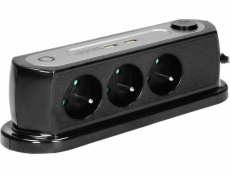 Orno prodlužovací kabel 3 zásuvky 1,4 m černý (OR-AE-13190/B)