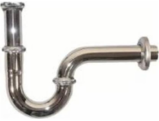 NoName Sifon KOVOVÝ TRUBKOVÝ SIFON BEZ UZÁVĚRKY