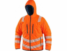 NoName DVOUVRSTVÁ PROŠÍVANÁ BUNDA CXS CHESTER, ORANŽOVÁ, VELIKOST L