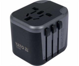 Yato Cestovní adaptér UNIW. 2XUSB 12W