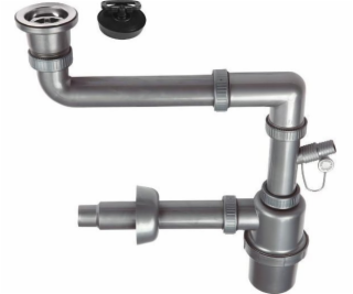 NoName Sifonový dřezový sifon s 1 miskou